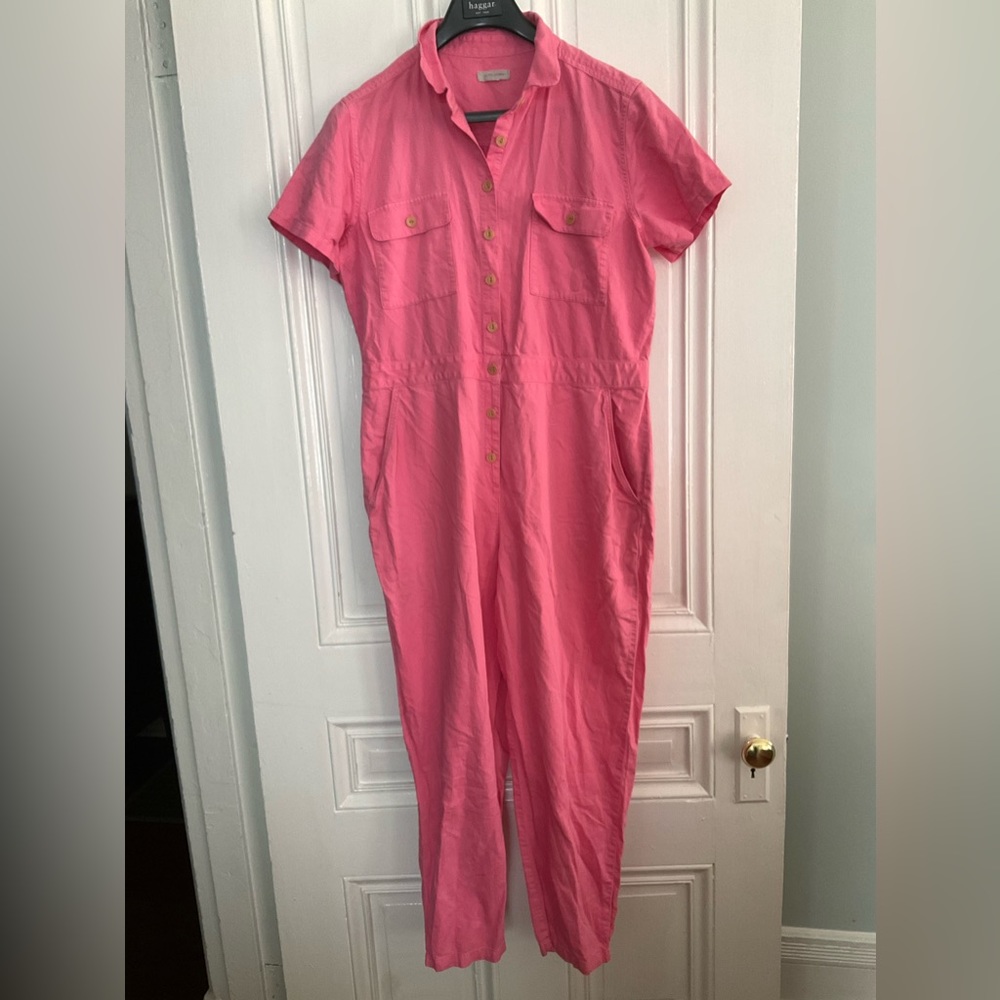 Outerknown S.E.A Jumpsuit Pink SZ Large